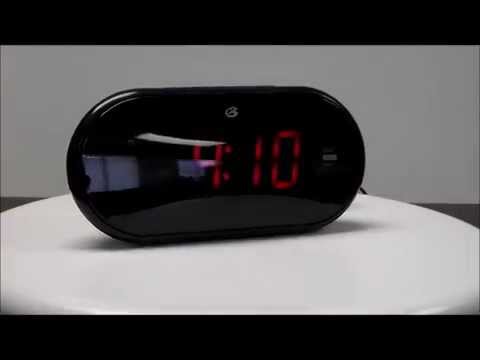 clock alarm gpx dual radio led manual