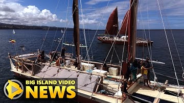 Hula Performance Greets Voyagers In Hilo (May 21, 2025)