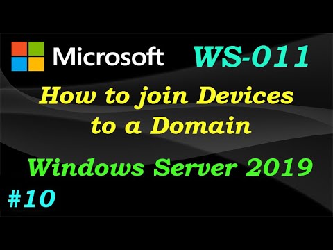 How to join a Windows 10 computer to a domain | Windows Server 2019 | Ep 10