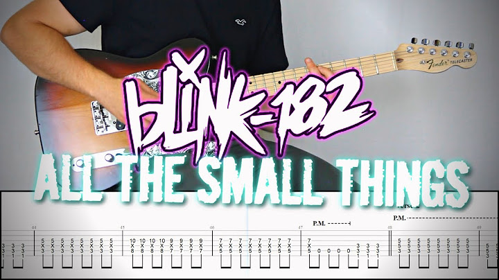 All the Small Things Guitar version - Guitar performance video thumbnail