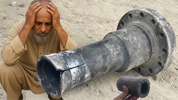 How a Severely Broken Truck Rear Axle Spindle Was Restored With an Iron Insert