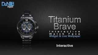 Titanium Brave HD Watch Face, Widget & Live Wallpaper screenshot 1