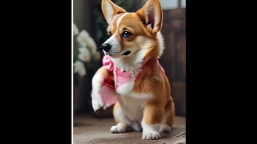 お姫様に変身　#AI犬 #AIDog #AIペット #人工知能犬 #バーチャルドッグ #デジタル犬 #AIペット動画 #犬好き  #AI技術 #ショート動画 #YouTubeショート #Shorts