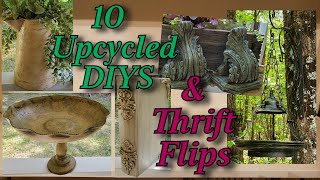 10 Upcycled DIY Projects \& Thrift Flips