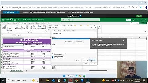 Excel Module 2 Sam Exam | Excel Module 2 SAM Exam