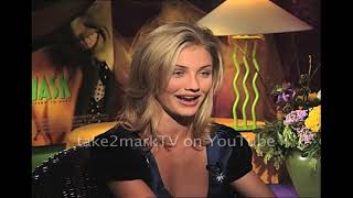 Rewind: 21-year-old Cameron Diaz promotes 'The Mask' (1994)
