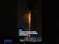 High rise building ablaze after Iranian drone strike in Bahrain