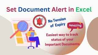 Set Document Alert in Excel #exceleducation