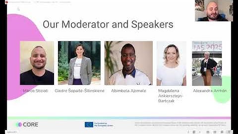 CORE Webinar 6 - Stakeholders’ Engagement and Sustainability