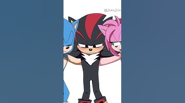 Thumbnail of Sonic amy y shadow (Beso de tres )[animatic meme] #edit #sonic #shadow #amyrose xD