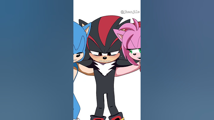 Sonic amy y shadow (Beso de tres )[animatic meme] #edit #sonic #shadow #amyrose xD