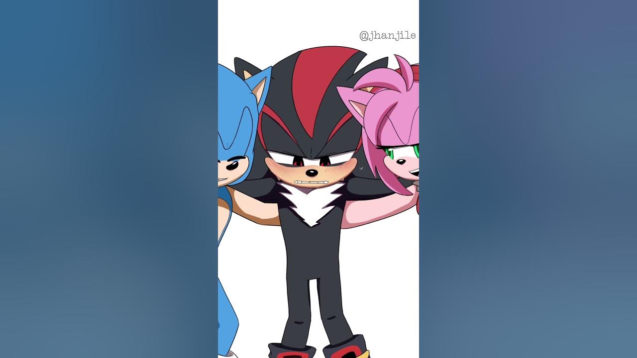 Sonic amy y shadow (Beso de tres )[animatic meme] #edit #sonic #shadow #amyrose xD