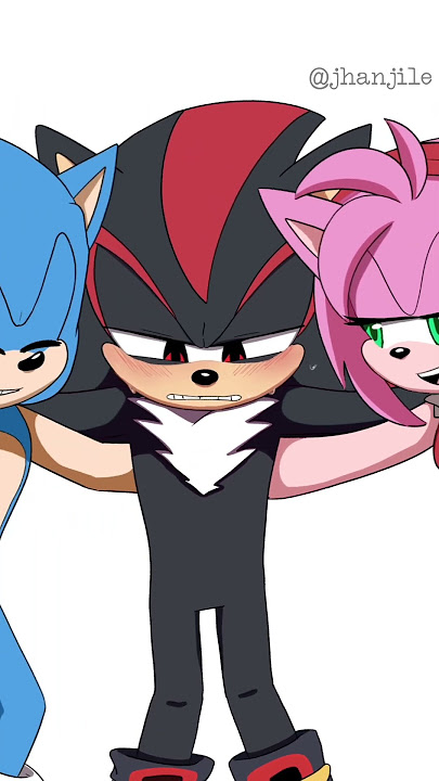 Sonic amy y shadow (Beso de tres )[animatic meme] #edit #sonic #shadow #amyrose xD