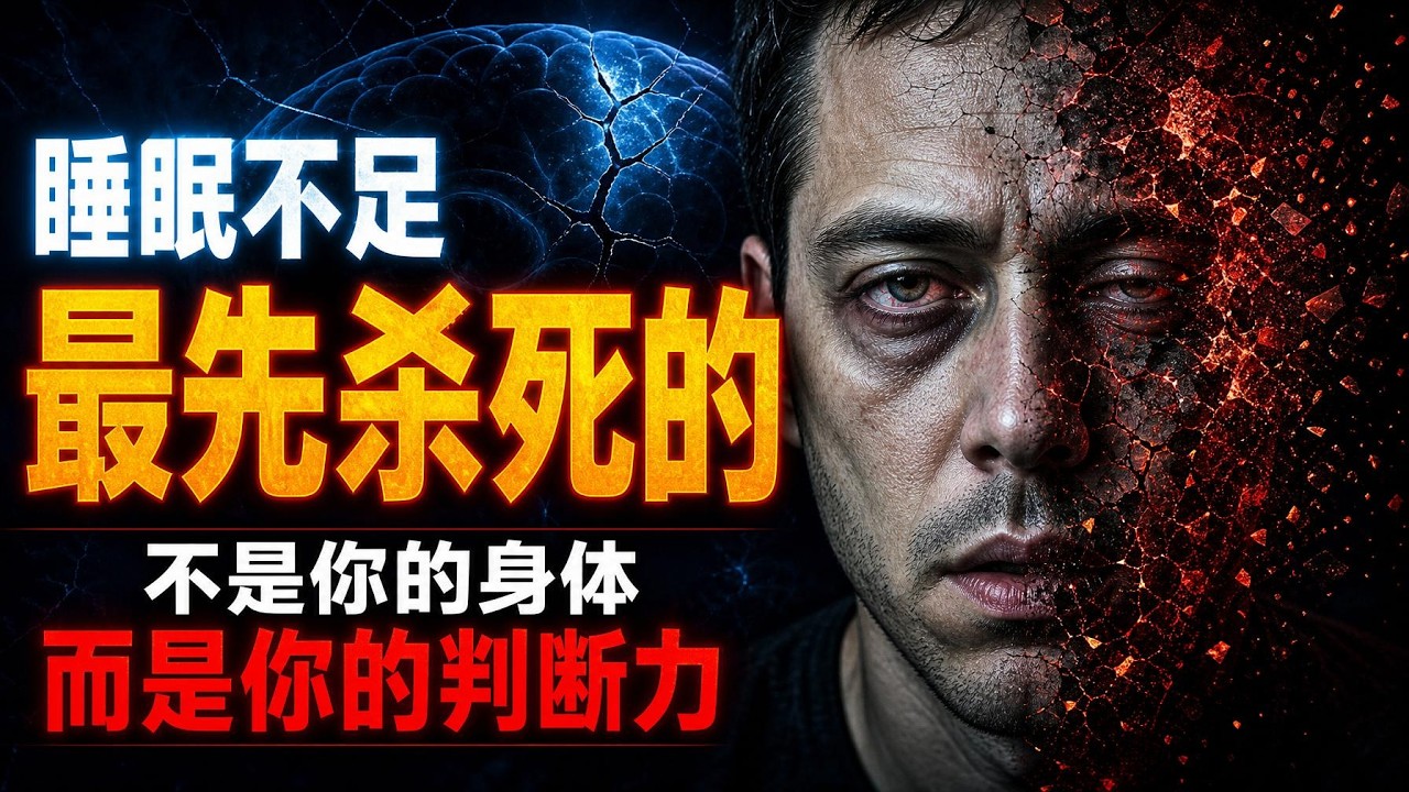 睡眠不足最先杀死的不是身体,而是你的判断力 - YouTube
