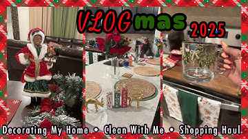 VLOGMAS| Life in My 30s , Decorating My Home For Christmas, Amazon, TJ MAXX & Burlington Haul 