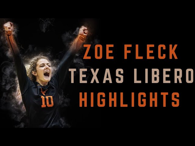 Zoe Fleck - Texas Libero Highlights (2022) [GAME FILM] 