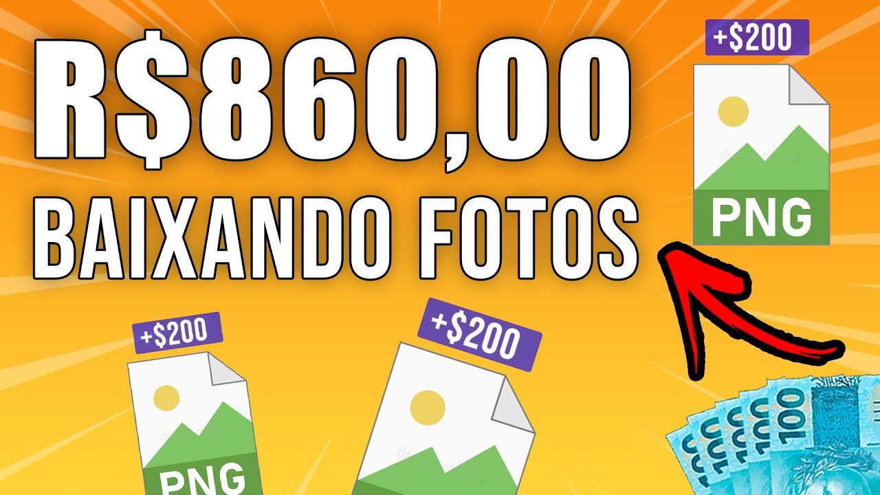 INÉDITO🔴 Ganhe $860 EM 10 MINUTOS BAIXANDO FOTOS [Ganhe $320 por foto] (Como ganhar dinheiro online)