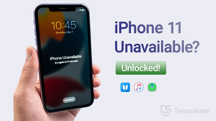 How to unlock an iphone 11 without passcode