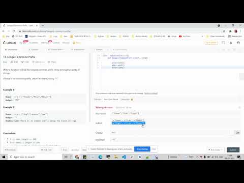 LeetCode14. LCP - Longest Common Prefix