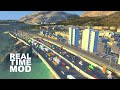 Testing the real time mod  cities skylines