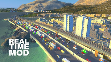 Testing The REAL TIME MOD | Cities Skylines