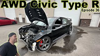 Building an AWD Civic Type R | Ep. 36 (Attempting to not bang limiter)