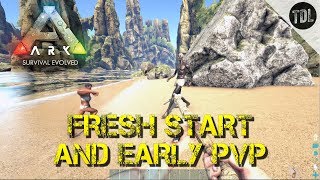 Fresh Start & Early Pvp Vspvp The Center Ep01 Ark Survival Evolved