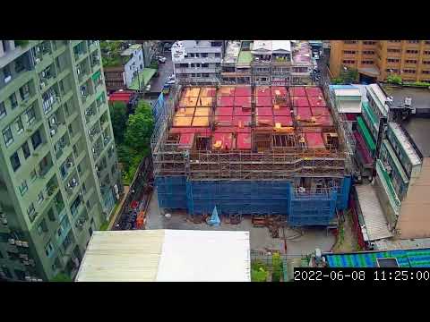 只作第一！29個月建築工程縮時攝影展示-台北市內湖區-3分鐘 ，採用Afidus行家智能縮時攝影機