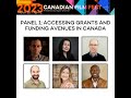 Accessing grants and funding avenues in canada  2023 canadian film fest presented by super channel