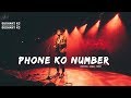 Phone ko number  sushant kc x foeseal  vertical lyric