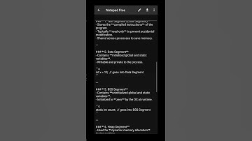 Memory Layout of a C Program Explained | Stack, Heap, BSS, Data & Text Segments