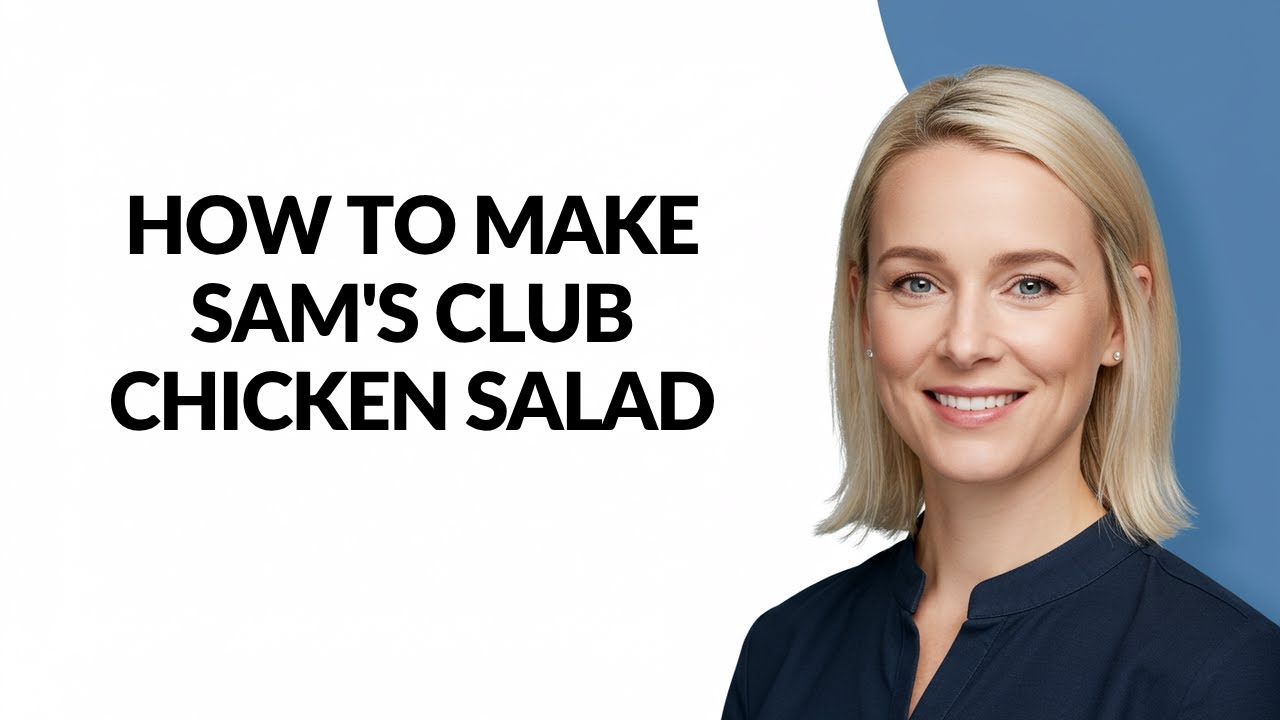HOW TO MAKE SAM'S CLUB CHICKEN SALAD - Julia'sTutorials
