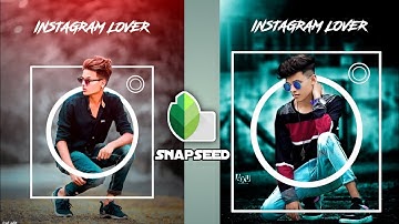 Snapseed Atharv Raut Inspired Dark Black 😲 | Snapseed New Photo Editing - SE Zone