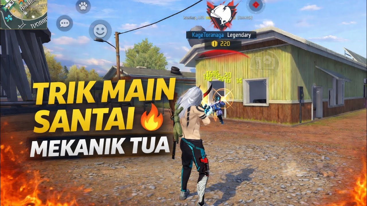 Trik main santai mekanik tua! Main dua jari bisa 16 kill