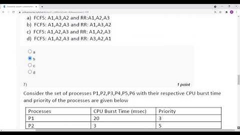 Operating System Fundamentals   NPTEL   Week 6 Assignment 6 Solution   July 2021