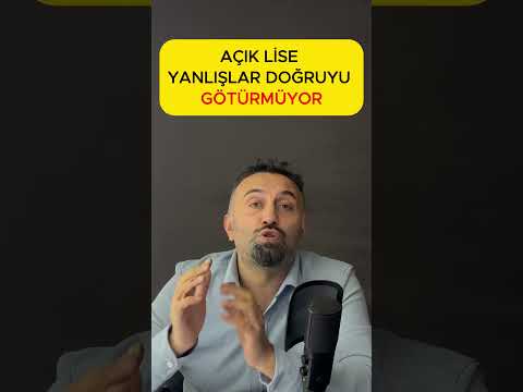 Açık Lise'de Dersi Geçmek Çok Kolay! (Sırrı Açıklıyoruz)