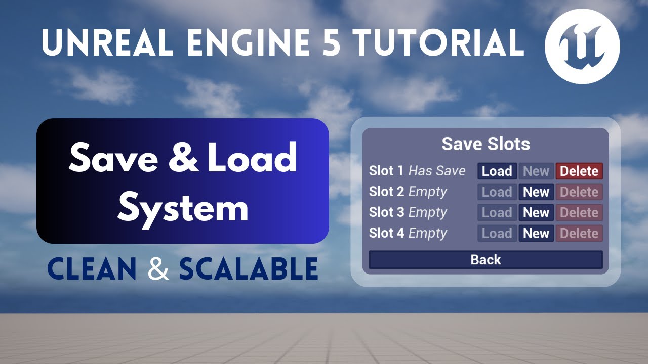 Save and Load System in Unreal Engine | Blueprint Tutorial - YouTube