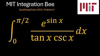 MIT 2015 Integration Bee Qualifying Exam, Problem 5