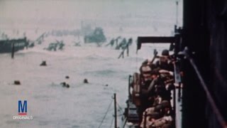 Rare Color D-Day Footage