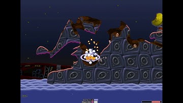 Worms Armagedon Xubuntu Linux (Steam Play/Proton) Gameplay