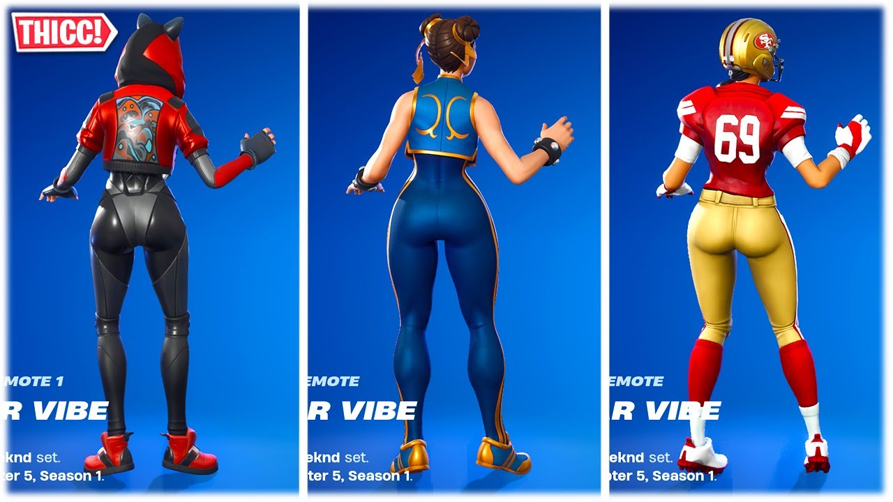 Fortnite x WWE: New Thicc 'Becky Lynch' Skin Showcased With Dances & Emotes  🍑😍❤️ 