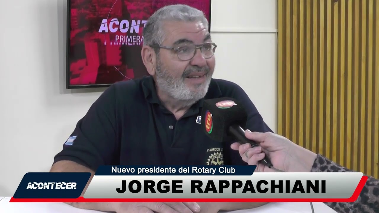 Marcos Juárez: Asumió el nuevo presidente en el Rotary Club de la ciudad. Más detalles