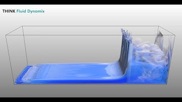 THINK Fluid Dynamix: Simulation of free surface effects