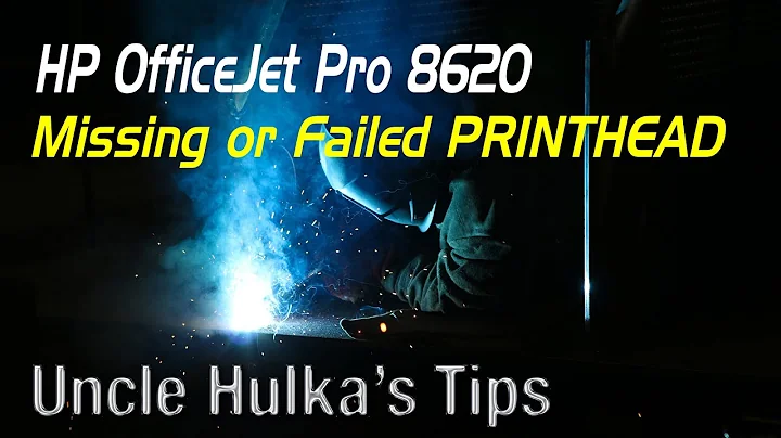 HP OfficeJet Pro 8620 Printer - Missing or Failed Printhead