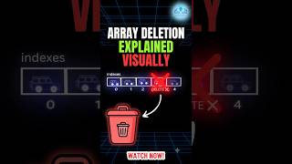 Array Deletion Explained in Seconds! ⚡ | DSA Animation