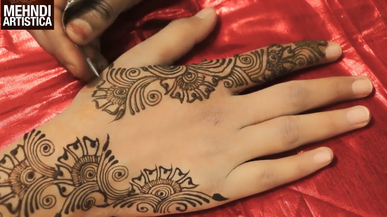 Simple Arabic Mehndi Design That Will Blow Your Mind!