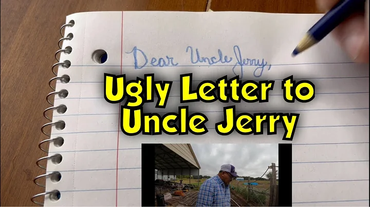 Letter to Uncle Jerry @Jared Crocker