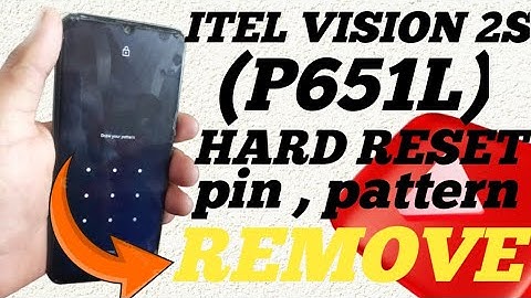 itel vision 2s hard reset p651L screen code remove without pc 2025 LATEST video Any itel hard reset