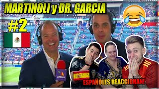 ??ESPAÑOLES REACCIONAN a LOS MEJORES COMENTARIOS de MARTINOLI y DR GARCÍA 2 *SUPER GRACIOSOS*