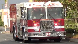OCFA Engine 64 responding